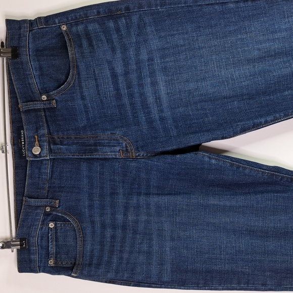 Men's Lucky Brand 221 Straight Blue Jeans Size 36/30 - Picture 4 of 16